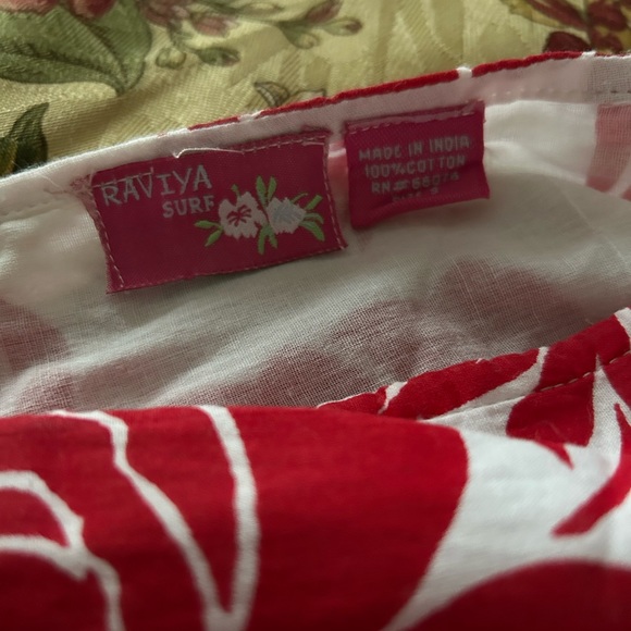 Red and White Skirt - Picture 2 of 2